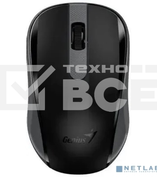 Мышь беспроводная Genius NX-8008S черный, 1200 dpi, радиоканал, USB, кнопки - 3