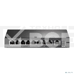 Коммутатор 9-port 10/100Mbps unmanaged switch with 8 PoE+ ports, compliant with 802.3af/at PoE, 65W PoE budget, support 250m Extend Mode, Priority mode and Isolation mode, desktop mount, plug and play., фото4