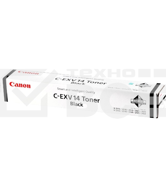 Картридж лазерный Canon C-EXV14 (0384B006) черный (8300 стр.) для Canon iR2016/2018/2020/2022/2025/2030/2318/2320 (1 туба 460 гр.)