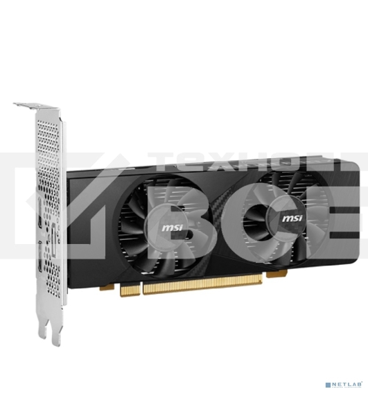 Видеокарта MSI RTX3050 LP 6G OC NVIDIA GeForce RTX 3050 6Gb 128bit PCI-E 4.0 GDDR6 1492/14000 HDMIx2 DPx1 HDCP Ret low profile