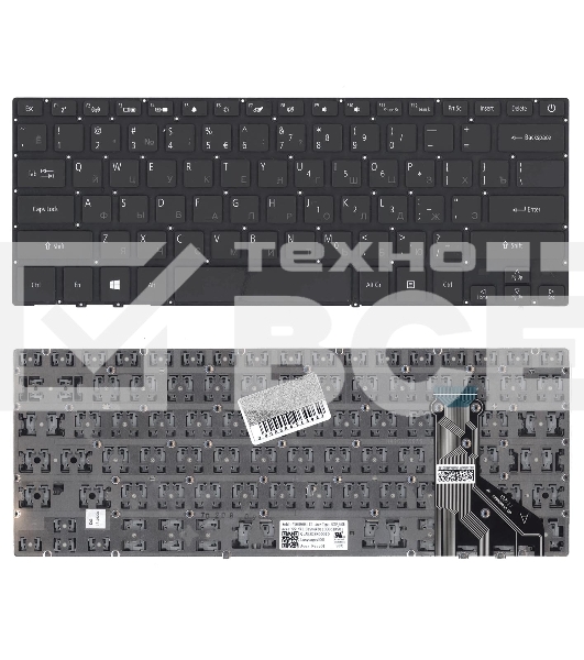 Клавиатура для ноутбука Acer Swift 7 SF713-51 черная