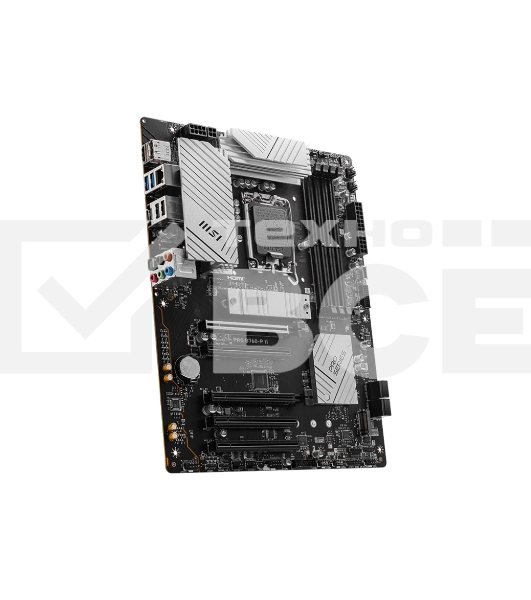 Материнская плата MSI PRO B760-P II, LGA 1700, Intel B760, 4xDDR5, 4xSATA, 2xM.2, 1xPCI-E 4.0 x16, 1xPCI-E 4.0 x4, 3xPCI-E 3.0 x1, 1xHDMI, 1xDP, 1xRJ45 2.5Gb, 1xUSB-C 3.2 Gen 2, 2xUSB-A 3.2 Gen 1, 2xUSB-A 2.0, 5x3.5мм, TOSLINK, 7.1, Standard-ATX