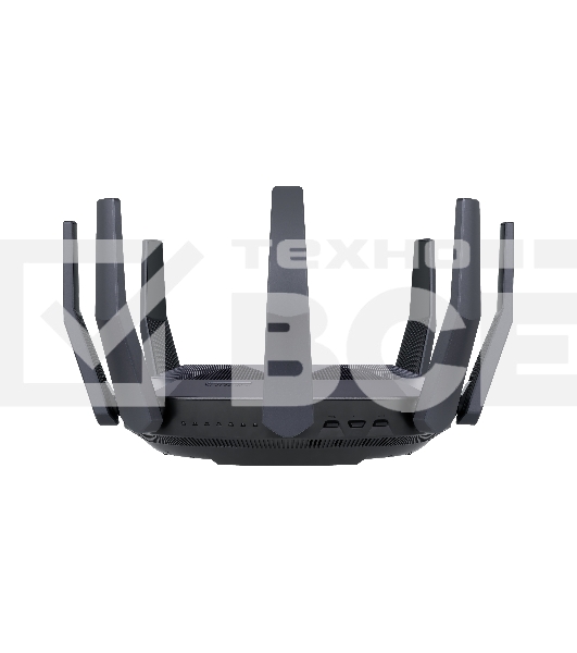 Роутер ASUS RT-AX89X, 802.11b/g/n/ac/ax, до 1148+4804 бит/c, 2,4 + 5 гГц, 8 антенны, USB, GBT LAN