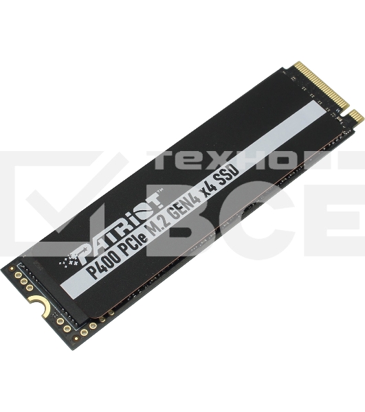 Накопитель SSD Patriot P400, 2Tb, PCIe 4.0 x4, M.2 2280, NVMe, R/W 7000/4800, с радиатором