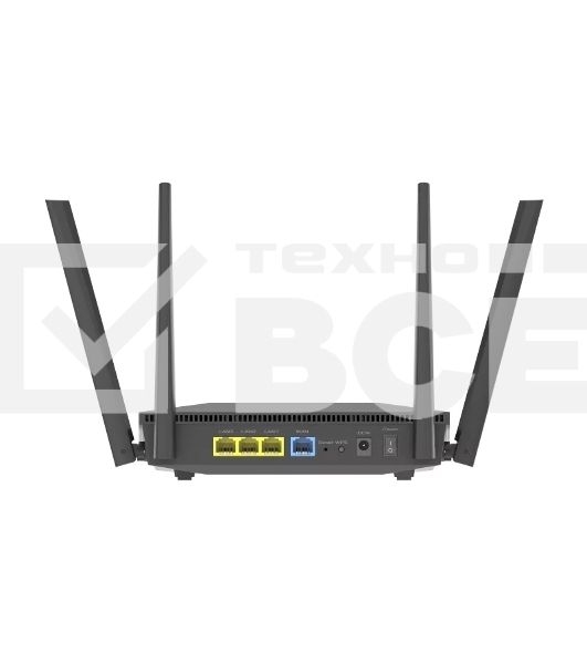Роутер беспроводной Asus RT-AX52 AX1800 10/100/1000BASE-TX черный