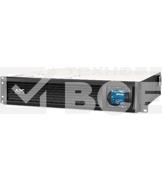 Источник бесперебойного питания APC Smart-UPS C 1000VA/600W, 2U RackMount, 230V, Line-Interactive, LCD, 1 year warranty(REP. SMC1000I-2U)