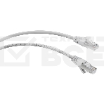 Шнур комм. Cabeus, кат. 5е, экр., F/UTP, RJ45/RJ45, LSZH, AWG24, 0.5м, серый, фото2