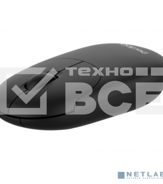 Мышь беспроводная Perfeo SLIM черный, 1200 dpi, радиоканал, USB, кнопки - 3