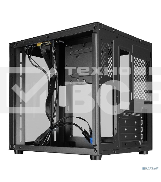 Компьютерный корпус Ginzzu V100 закаленное стекло 1хUSB 3.0,1хUSB 2.0, AU mATX