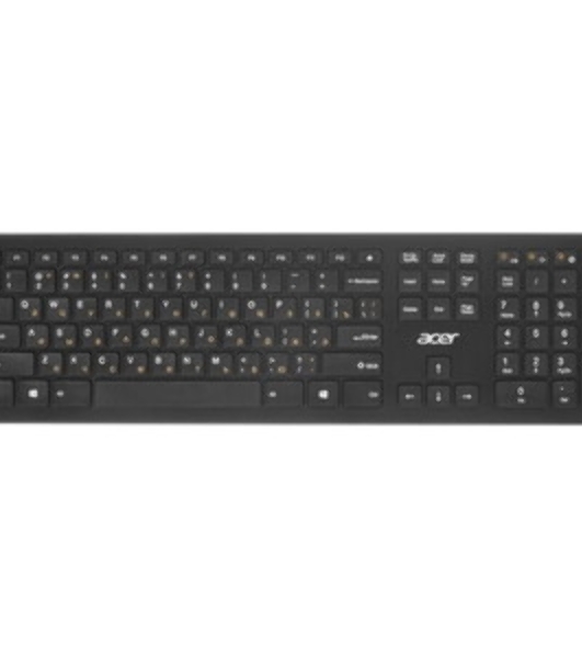 Клавиатура беспроводная Acer OKR010, USB, Радиоканал, черный