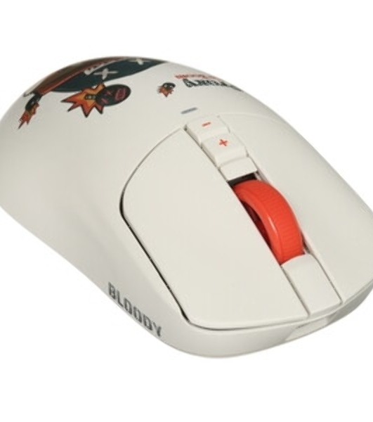 Мышь беспроводная/проводная A4Tech Bloody R72 Ultra Duo Proxy Boom бежевый, 20000 dpi, USB Type-A/Type-C, радиоканал, кнопки-7