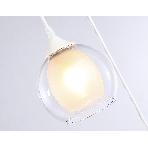Подвесной светильник TR3540/3 WH/CL/FR белый/прозрачный/белый матовый E27*3 max 40W D281*800, фото4