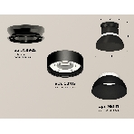 Светильник Ambrella Light XS8102051 SBK/PBK/CL черный песок/черный полированный/прозрачный GX53 (N8902, C8102, N8141), фото 1