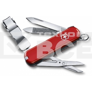 Нож перочинный Victorinox NailClip 580 (0.6463) 65мм 8функций красный