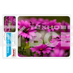 Коврик для мыши Buro BU-M20045 рисунок/цветы