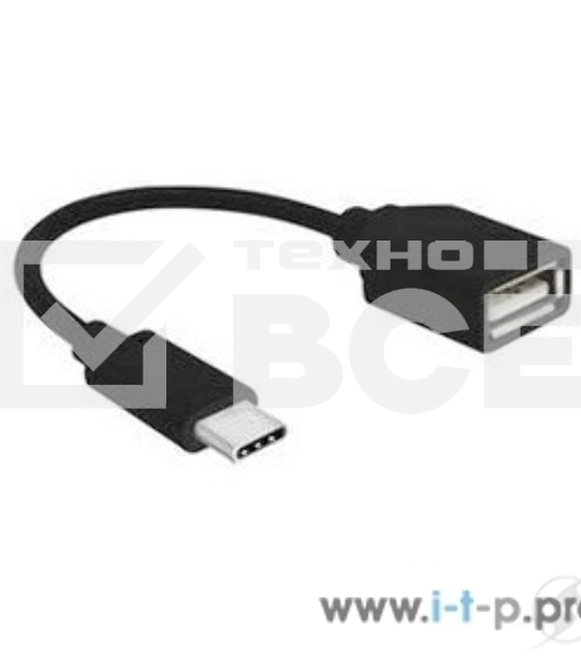 Переходник Cablexpert Переходник USB OTG, USB Type-C/USB 2.0F, пакет (A-OTG-CMAF2-01)
