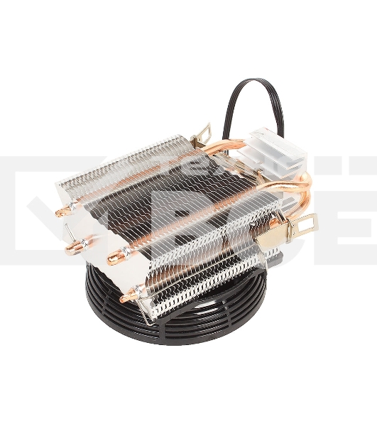 Кулер для процессора AeroCool / Formula Verkho 2 серебристый, 90 мм, алюминий/медь, 2000 об/мин, 25 дБ, 4 pin, 110 Вт, 125 мм