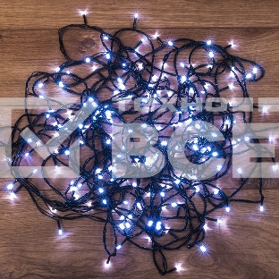 Гирлянда светодиодная универсальная 200 LED БЕЛЫЕ 20 метров, с контроллером