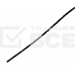 Трубка термоусадочная 1.0/0.5 1м черн. Rexant 20-1006, фото 1