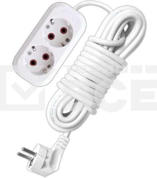 Удлинитель 2х5м с заземл. 10А IP20 У10-553 ПВС 3х0.75 UNIVersal 553-05
