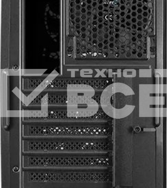 Компьютерный корпус Aerocool / Formula Aero One Eclipse-G-BK-v1 черный без БП ATX 4x120mm 2xUSB3.0 audio