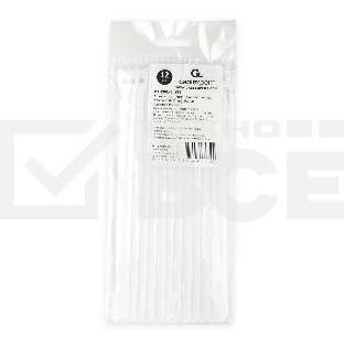 Хомуты-липучки на основе ленты Velcro® VT-200x11WT  200 x 11 мм, черные (12 шт.)