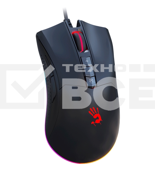 Мышь проводная A4Tech Bloody ES9 Plus черный, 10000 dpi, USB, кнопки - 8