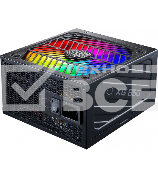 Блок питания Cooler Master XG850, 850Вт, 80 PLUS Platinum, 135мм, модульный, черный