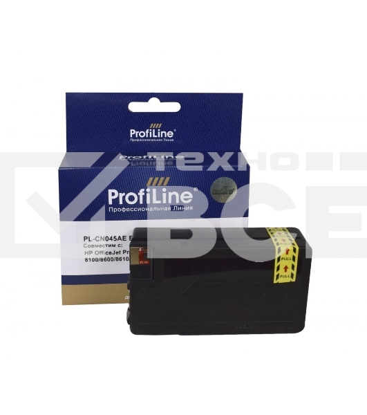 Картридж струйный PL-CN045AE №950XL для принтеров HP OfficeJet Pro 251dw/276dw/8100/8600/8610/8620e Black ProfiLine