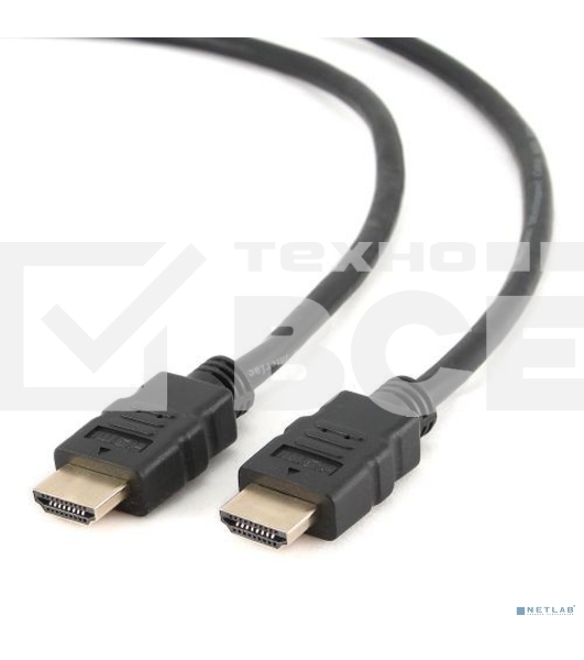 Кабель Filum HDMI 1.8 м., ver.2.0b, медь, черный, разъемы: HDMI A male-HDMI A male, пакет. FL-C-HM-HM-1.8M (894139)