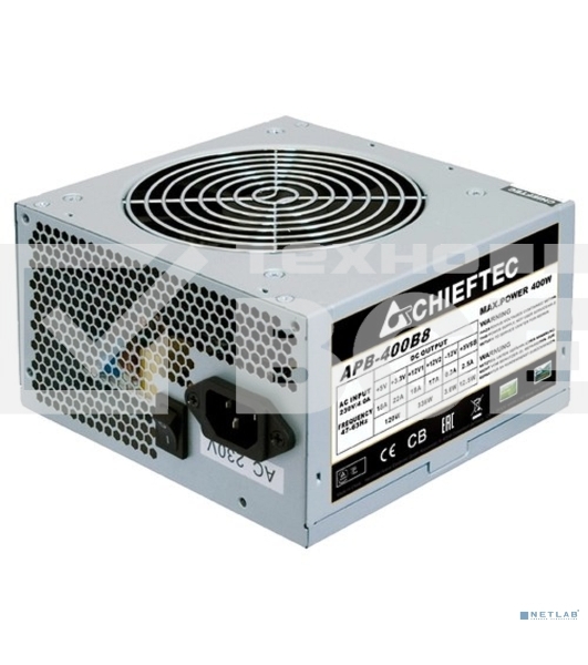 Блок питания Chieftec APB-400B8, 400Вт, 120мм, серебро