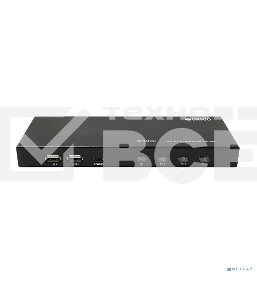 Переключатель KVM 4-портовый ORIGO OKVM410H/A1A с портами HDMI и USB