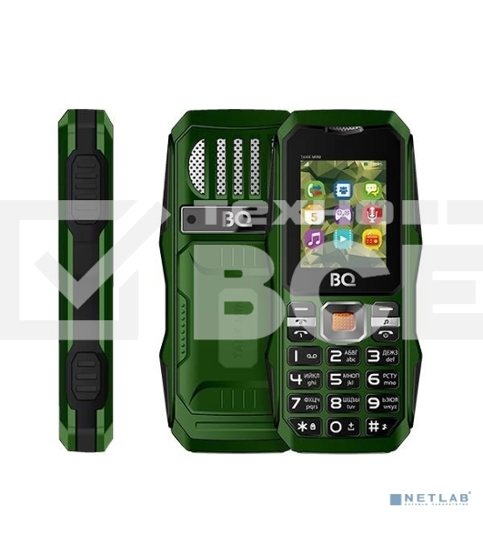 Мобильный телефон BQ-1842 Tank mini темно-зеленый