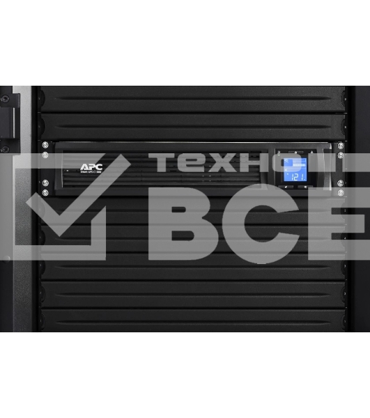 Источник бесперебойного питания APC Smart-UPS C 1000VA/600W, 2U RackMount, 230V, Line-Interactive, LCD, 1 year warranty(REP. SMC1000I-2U)