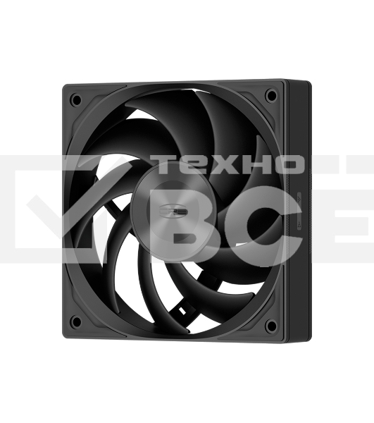 Кулер для ПК PCCooler F5R120 BK 3IN1 черный (120x120x25mm, 4-pin PWM, 46CFM, 26.88dBA, 1800RPM, 3pcs)