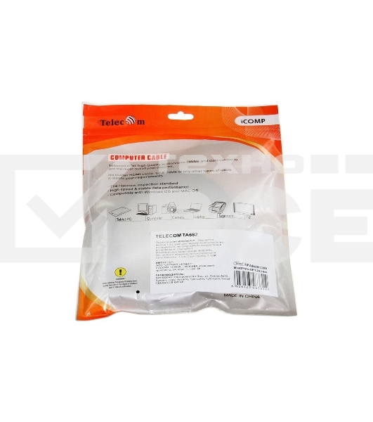 Кабель-переходник Telecom (TA682-1.8M) 4K*60Hz 1.2V Mini DisplayPort M <--> Display Port M 1,8м [6926123463314]