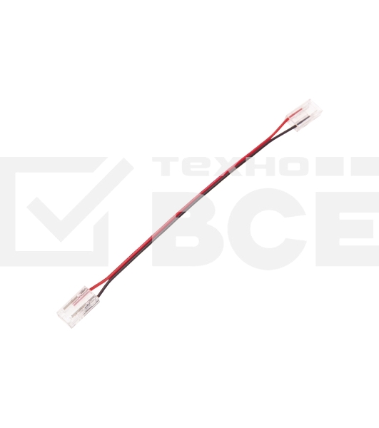 Коннектор I-образный Rexant гибкий удлиненный для одноцветной светодиодной ленты COB 8мм