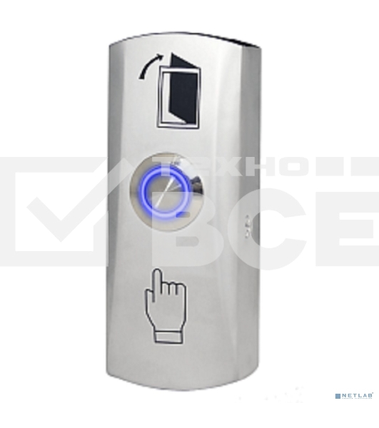 Кнопка выхода Tantos TS-CLICK (00-00201419) серебристый подсветка