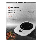 Плита настольная электрическая BRAYER BR2802 белый, 2 кВт, индукция, конфорки - 1, стеклокерамика, сенсор, фото14