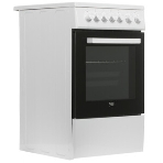 Плита электрическая Beko FSE57110GW белый, конфорок 4 шт, духовка 55 л, гриль, 50 см x 85 см x 60 см, фото11