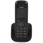 Радиотелефон Dect Gigaset AS690 DUO черный (труб. в компл.:2шт) АОН, фото3