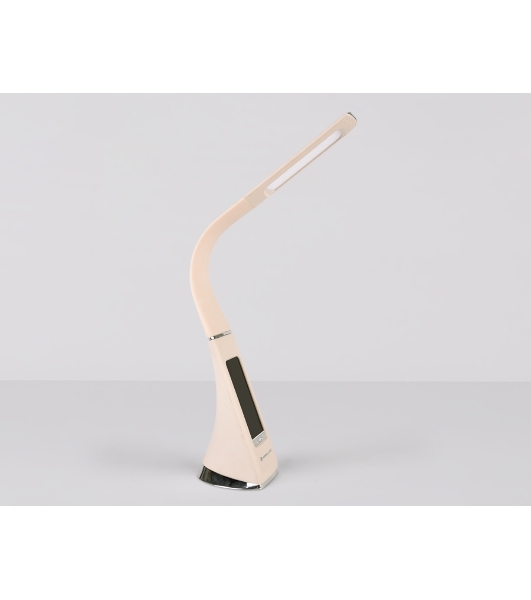 Светодиодная настольная лампа с дисплеем Ambrella light DE511 BG бежевый LED 3000-6400K 6W+LCD 2W