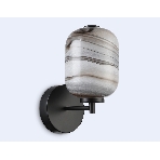 Настенный светодиодный светильник Ambrella light LH11039 BK/MG черный/мраморно-серый 8W 3000K 150*220*300, фото5