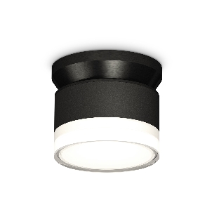 Светильник Ambrella Light XS8102052 SBK/FR/CL черный песок/белый матовый/прозрачный GX53 (N8902, C8102, N8399)
