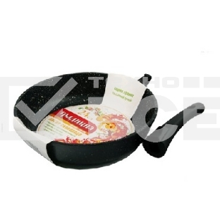 Сковорода ТРАДИЦИЯ ТГ2265 гранит со с/ручкой 26 см Сковорода литая с антипригарным покрытием. Съемная ручка. Без крышки. Толщина дна - 6мм, стенки - 3,5мм. Диметр 26см.