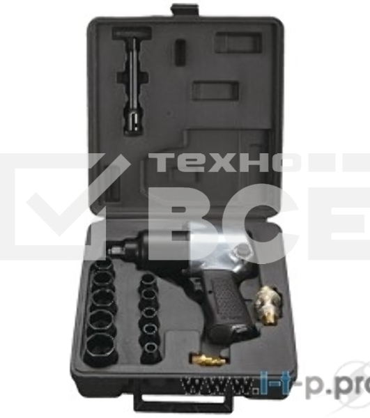 Гайковерт пневматический FUBAG IW 580100191 ударный 1/2'' 226л/м 576нм 6.3бар 1/2'' +набор кейс