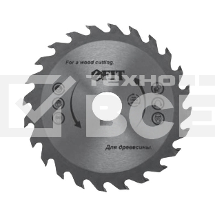 Круг пильный твердосплавный FIT 37729по дереву 160 х 20 х 32 t