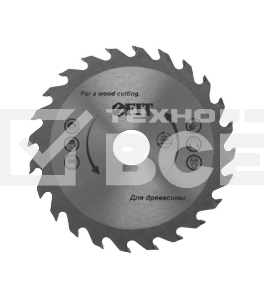 Круг пильный твердосплавный FIT 37729по дереву 160 х 20 х 32 t