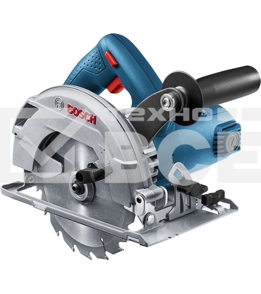 Пилы электрические сабельные, ленточные, Лобзики Bosch GKS 600 06016A9020 Пила дисковая { 1200 Вт, 5200 об/мин, 165х20мм мм, 3.6 кг }