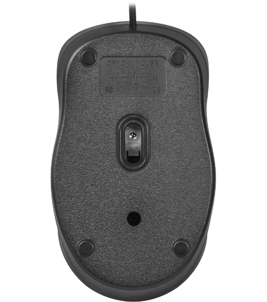 Мышь проводная Defender Point MM-756 черный, 1000 dpi, USB, кнопки - 3
